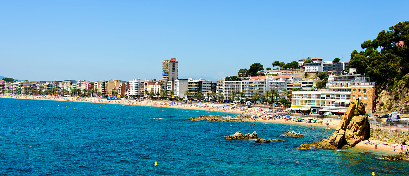 Strand van Lloret de Mar
