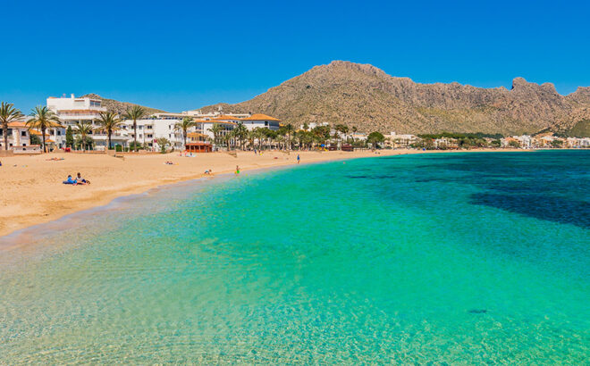 Pollenca baai Mallorca